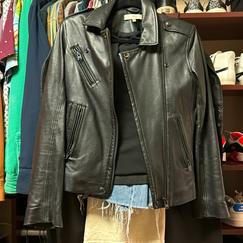 IRO real leather jacket. Originally $950. The softest leather. Size EU36/US 2